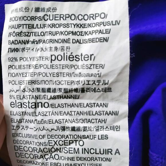 Under Armour HeatGear® Racerback Tank Top Deep Purple White Katfight logo Size M - Picture 8 of 11